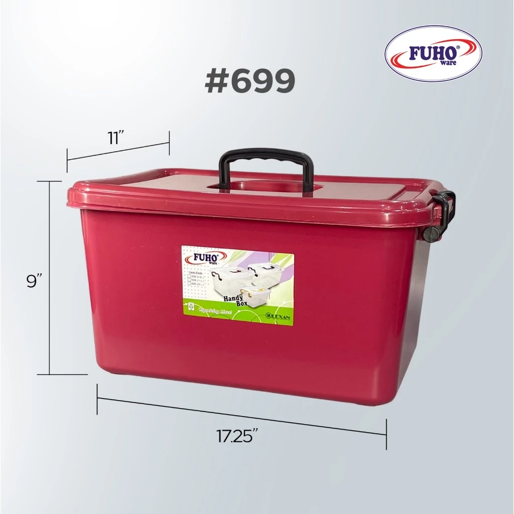 Large Storage with Lock & Handle, Organizer Box